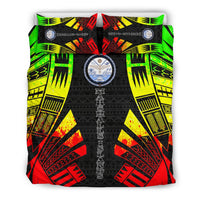 Marshall Islands Duvet Cover Set - Polynesian Tattoo Reggae - Polynesian Pride