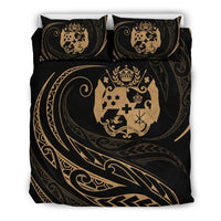 Tonga Bedding Set - Gold - Frida Style Gold - Polynesian Pride