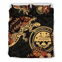 Polynesian Duvet Cover Set - Federated States Of Micronesia Duvet Cover Set Lizrad Lucky - Polynesian Pride