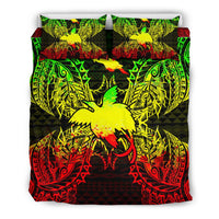 Polynesian Bedding Set - Papua New Giunea Duvet Cover Set Map Reggae - Polynesian Pride