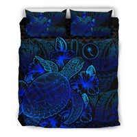 Polynesian Bedding Set - Chuuk Duvet Cover Set Blue Color - Polynesian Pride