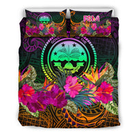 Federated States of Micronesia Bedding Set - Summer Hibiscus - Polynesian Pride