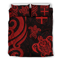 Fiji Polynesian Bedding Set - Red Tentacle Turtle - Polynesian Pride