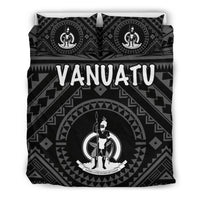 Vanuatu Bedding Set - Vanuatu Seal With Polynesian Tattoo Style - Polynesian Pride