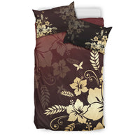 Hawaii Duvet Cover Set - Hawaii Hibiscus Love - Polynesian Pride
