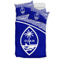 Guam Duvet Cover Set - Blue Curve Style - Polynesian Pride