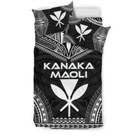 Kanaka Maoli Polynesian Chief Duvet Cover Set - Black Version - Polynesian Pride