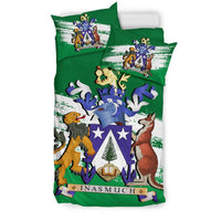 Norfolk Island Duvet Cover Set - Norfolk Island Coat Of Arms Premium - Polynesian Pride