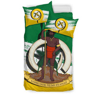 Vanuatu Duvet Cover Set - Vanuatu Coat Of Arms Premium - Polynesian Pride