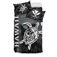 Polynesian Hawaii Duvet Cover Set - Turtle Hawaiian Black - Polynesian Pride