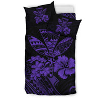 Hawaiian Bedding Set - Kanaka Maoli Polynesian Violet - Polynesian Pride