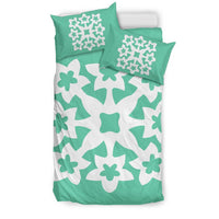 Hawaiian Bedding Set Royal Pattern - Seafoarm - A1 Style - Polynesian Pride