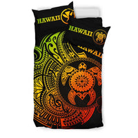 Hawaii Polynesian Bedding Set - Vintage Polynesian Turtle (Reggae) - Polynesian Pride