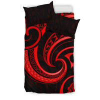 New Zealand Maori Mangopare Bedding Set Polynesian - Red - Polynesian Pride
