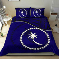 Chuuk Duvet Cover Set - Chuuk Flag Dark Blue - Polynesian Pride