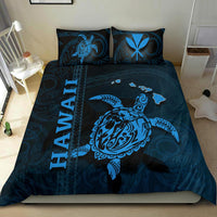 Polynesian Hawaii Duvet Cover Set - Turtle Hawaiian Blue Blue - Polynesian Pride