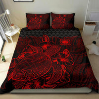 Polynesian Bedding Set - Samoa Duvet Cover Set Red Color - Polynesian Pride