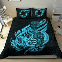 Polynesian Bedding Set - Cook islands Duvet Cover Set Father And Son Emerald - Polynesian Pride