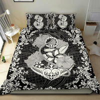 Hawaii Anchor Hibiscus Flower Vintage Bedding Set - AH - White - Polynesian Pride