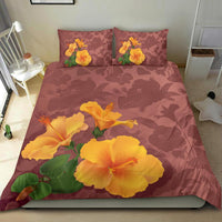 Hawaii Bedding Set - Hawaii Hibiscus Pink Bedding Set - Polynesian Pride