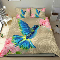 Hawaii Bedding Set - Hawaii Humming Bird Hibiscus Polynesian Bedding Set - Polynesian Pride