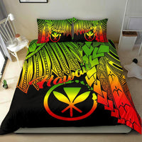 Polynesian Hawaii Bedding Set - Tribal Wave Tattoo Reggae - Polynesian Pride