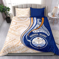 Marshall Islands Bedding Set - Marshall Islands Seal Flag Kanaloa Tatau Gen MH - Polynesian Pride
