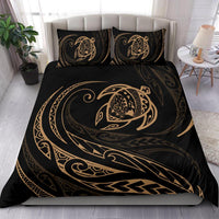 Hawaiian Map Turtle Polynesian Bedding Set - Gold - Frida Style - Polynesian Pride
