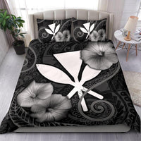 Polynesian Hawaii Duvet Cover Set - Hibiscus Black - Polynesian Pride