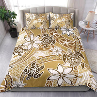 Polynesian Duvet Cover Set - Turtle Duvet Cover Set Gold Gold - Polynesian Pride