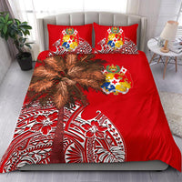 Tonga Bedding Set - Polynesian Palm Tree Flag - Polynesian Pride