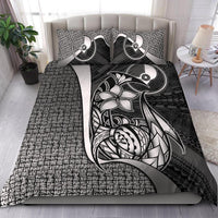 Yap Micronesian Bedding Set White - Turtle With Hook White - Polynesian Pride