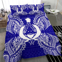 Polynesian Bedding Set - Pohnpei Duvet Cover Set Map Blue - Polynesian Pride