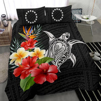 Polynesian Duvet Cover Set - Cook Island Bedding Set Polynesia Hibiscus And Plumeria - Polynesian Pride