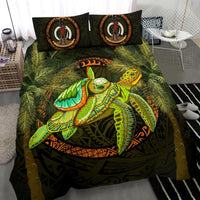 Vanuatu Bedding Set - Polynesian Turtle Palm Tree - Polynesian Pride