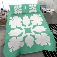 Hawaiian Bedding Set Royal Pattern - Seafoarm- C1 Style - Polynesian Pride