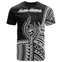 Guam T Shirt Asan Maina Polynesian Patterns Unisex Black - Polynesian Pride