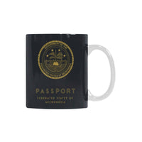 Federated States Of Micronesia Passport White Mug - Polynesian Pride