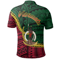 Vanuatu Polo Shirt Vao Seal Of Vanuatu Polynesian Patterns - Polynesian Pride