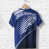 Chuuk T Shirt Chuuk Flag Tides Style Special K6 - Polynesian Pride
