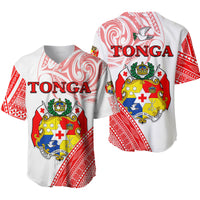 Tonga Baseball Jersey Tongan Pattern Blithesome LT13 - Polynesian Pride