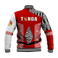 (Custom Personalised) Tonga Rugby Baseball Jacket - Mate Ma'a Tonga LT13 - Polynesian Pride