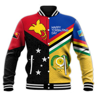 Torba PNG Day Baseball Jacket 2022 Simple Polynesia LT13 Unisex Art - Polynesian Pride
