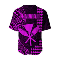 Hawaii Day Kakau Baseball Jersey Proud To Be Hawaiian Purple King Kamehameha and Kanaka Maoli LT13 - Polynesian Pride