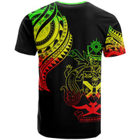 Solomon Islands Custom T Shirt Solomon Islands Tatau Reggae Patterns - Polynesian Pride