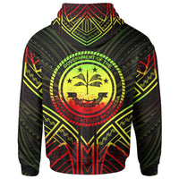 Federated States of Micronesia Hoodie Federated States of Micronesia Seal Reggae Tribal Patterns - Polynesian Pride