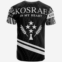 Kosrae State T Shirt In My Heart Style Polynesian Patterns - Polynesian Pride