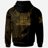 Fiji Hoodie Legends Are Born In Gold Color - Polynesian Pride
