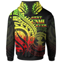 Northern Mariana Islands Zip Hoodie Reggae Polynesian Patterns Best CNMI Ever - Polynesian Pride
