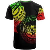 Hawaii T Shirt Hawaii Tatau Reggae Patterns With Coat of Arms - Polynesian Pride